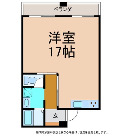 トライアングルビルの物件間取画像